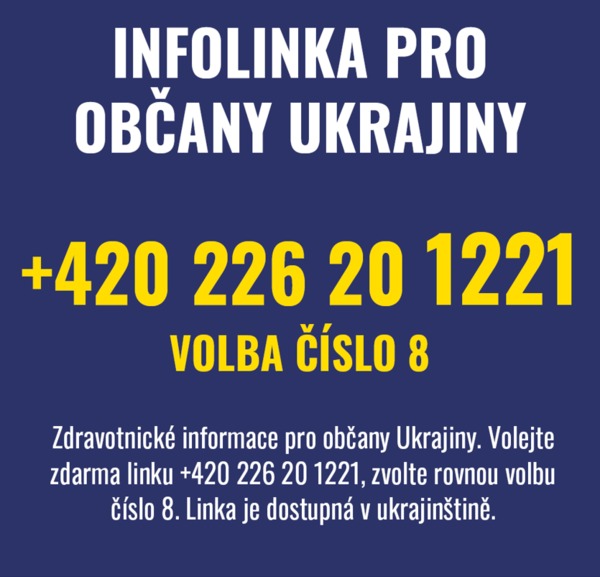 Zdravotnické informace pro občany Ukrajiny