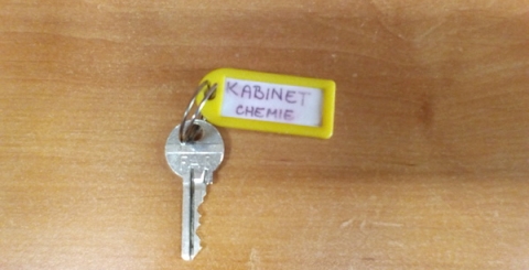 Klíč s jmenovkou / Ztráty a nálezy
