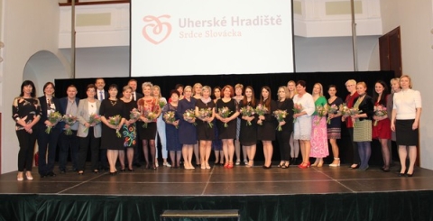 Město Uherské Hradiště ocenilo své pedagogy