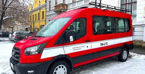 Dobrovolní hasiči z Uherského Hradiště dostali od města nové auto