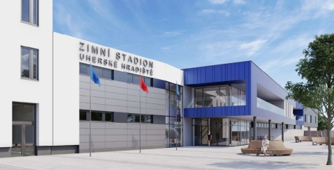 Nový zimní stadion v Uherském Hradišti - vizualizace