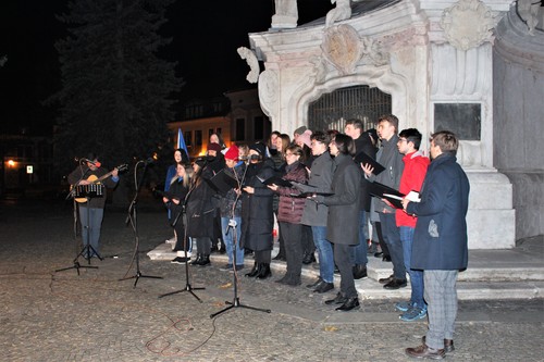 Letošní oslavy 17. listopadu v Uherském Hradiště měly tři dějství