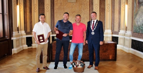 Vyznamenání starosty města pro 1. FC Slovácko