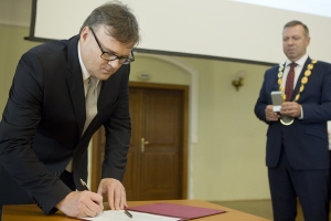 Ustavujícího zasedání zastupitelstva města 17. října 2022 - složení slibu Mgr. Zerzáň